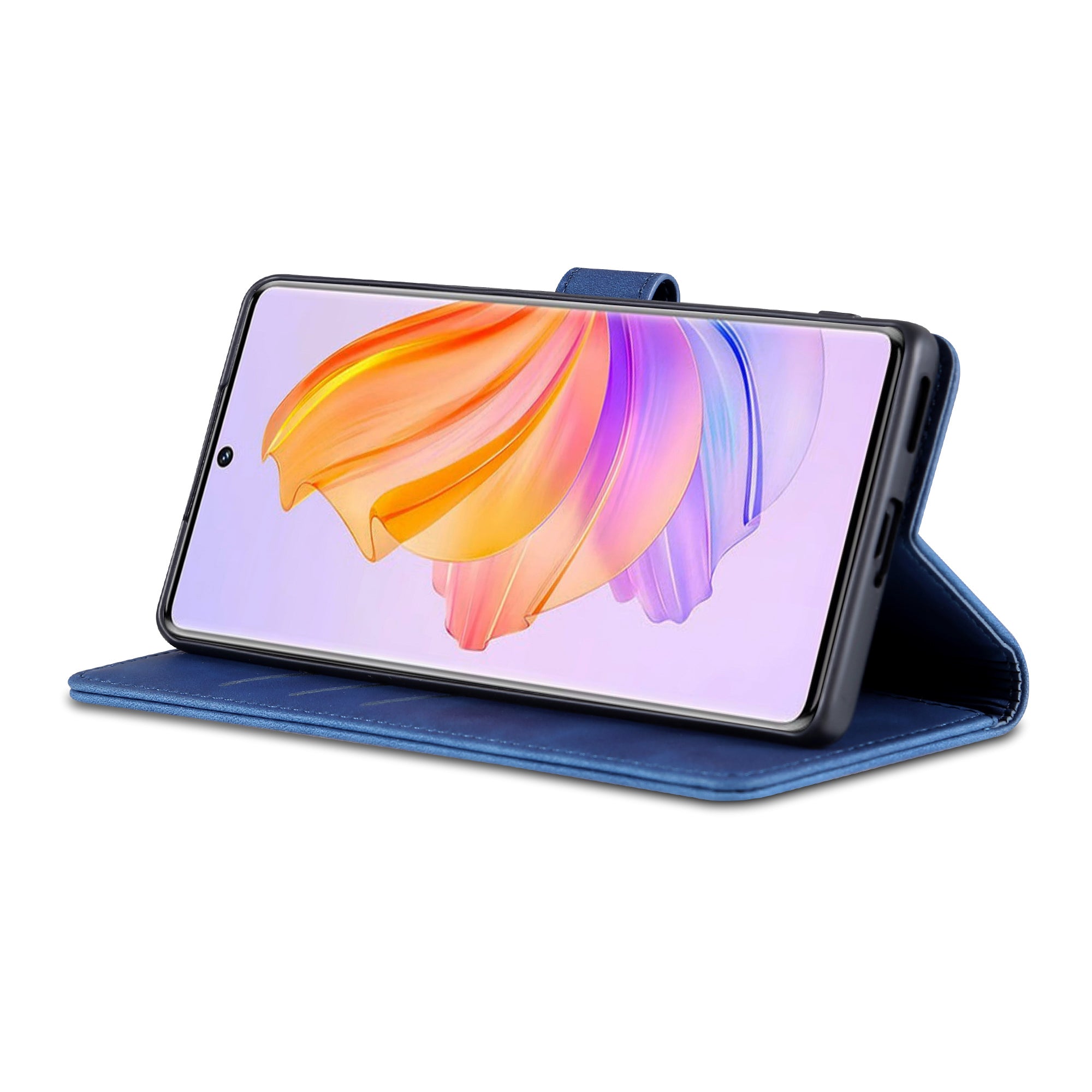 AZNS For Honor 80 SE 5G Drop-proof Phone Case PU Leather Magnetic Flip Mobile Phone Cover with Stand Wallet AZNS For Honor 80 SE 5G Drop-proof Phone Case PU Leather Magnetic Flip Mobile Phone Cover with Stand Wallet